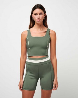 Agave Green Travis Mathew Jetset Mindset Moveknit Tank | XHMO12504