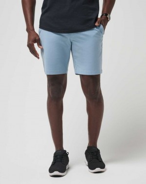 Ash Blue Travis Mathew Tech Chino Short 8in | KNIP63879