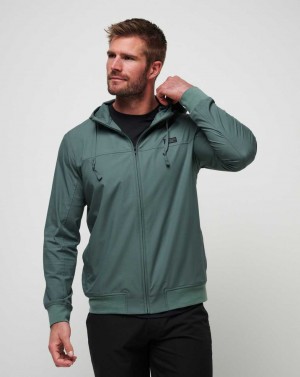 Balsam Green Travis Mathew Wanderlust Hoodie | QXFH84561