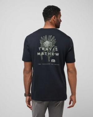 Black Travis Mathew All Day Rain Tee | ZLHP48301