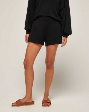 Black Travis Mathew Cloud Terry Short | EQPB36957