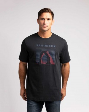 Black Travis Mathew Cool Coyote Tee | XOER60258