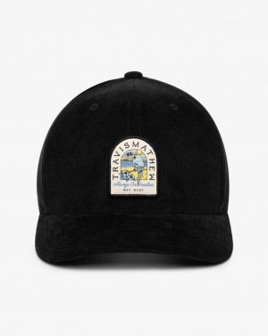 Black Travis Mathew Gone Diving Snapback Hat | DJOU38902