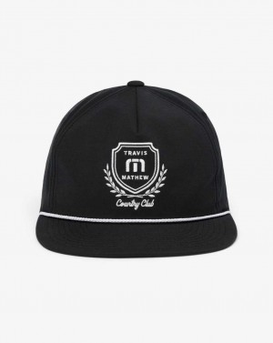 Black Travis Mathew Local Favorite Snapback Hat | YRUN56024