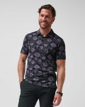 Black Travis Mathew Not Happening Polo | FYNB46187