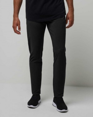 Black Travis Mathew Open To Close Tech Chino Pant | RXUI74015