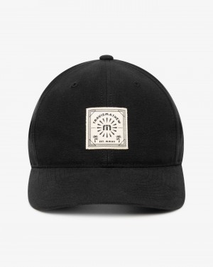 Black Travis Mathew Pilsen Snapback Hat | OJLS41579