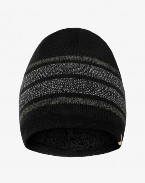 Black Travis Mathew Slow Drift Beanie | DVAH52469