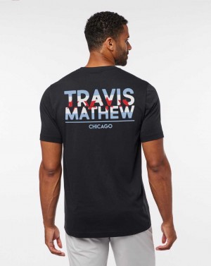 Black Travis Mathew Win At Wrigley 2.0 Tee | HVWZ90624