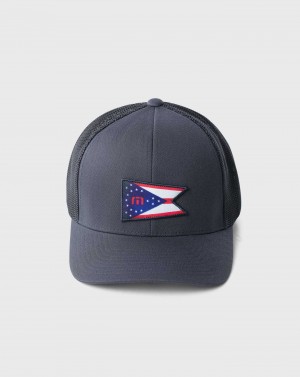 Blue Nights Travis Mathew No Fair Weather Snapback Hat | OCEF29645