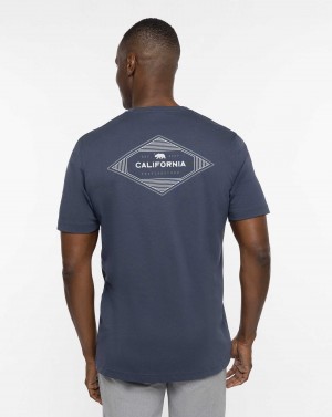 Blue Nights Travis Mathew North Beach Tee | ZGHF46325