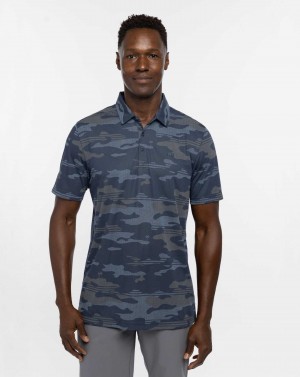 Blue Nights Travis Mathew Open Camo Polo | VWGK61480