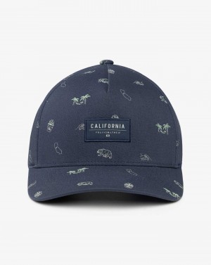 Blue Nights Travis Mathew Sausalito Snapback Hat | JWLQ09324