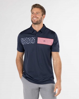 Blue Nights Travis Mathew Sea To Sea Polo | MRZV70498