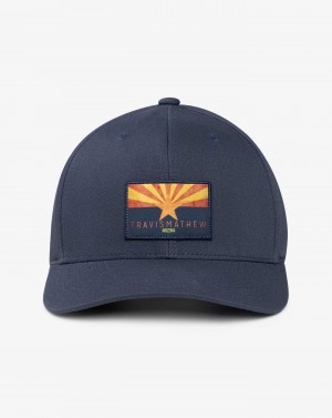 Blue Nights Travis Mathew Valley Of The Sun 2.0 Snapback Hat | TWSJ12034