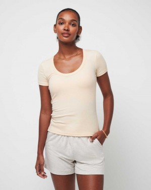 Brazilian Sand Travis Mathew Come Alive Cloud Ribbed Top | EQWR32508