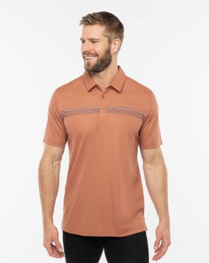 Copper Travis Mathew Dry Dock Polo | YMZV37548