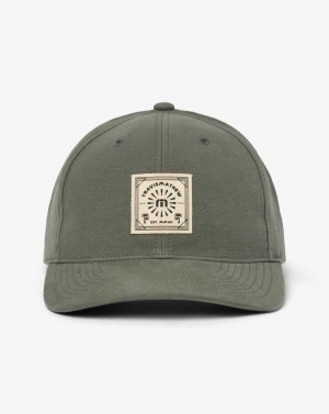 Dark Olive Travis Mathew Pilsen Snapback Hat | MQHF41987