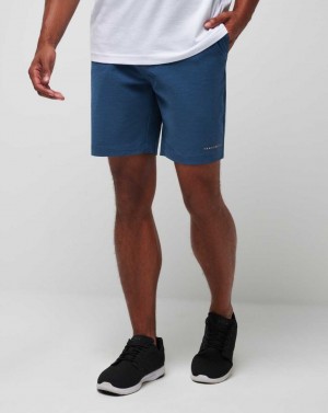 Dark Teal Tiki Travis Mathew Tech Chino Short 8in | XVPG65394