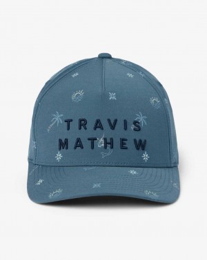 Dark Teal Travis Mathew Cove Dive Snapback Hat | QFJM70465