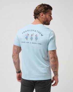 Dream Blue Travis Mathew Sweetheart Rock Tee | DZIC89235