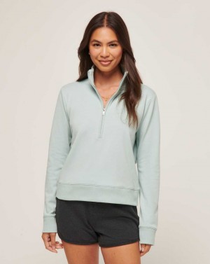 Ether Travis Mathew Cloud Fleece Half Zip | FWPK10237