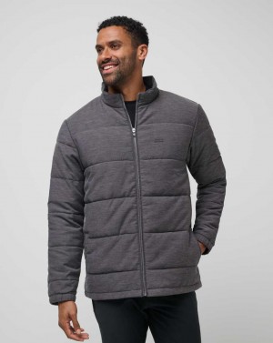 Heather Black Travis Mathew Climate Drop Jacket | CRLU46279