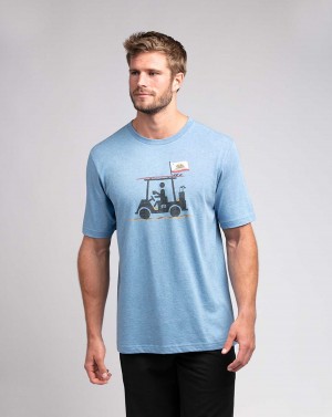 Heather Blue Travis Mathew Eureka Tee | HFOC25736