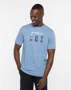 Heather Blue Travis Mathew Socal Tee | GJDK85790