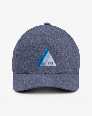 Heather Blue Travis Mathew The Heater Snapback Hat | NLCE14365