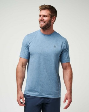 Heather Copen Blue Travis Mathew Scenic Vista Active Tee | WXBR27180