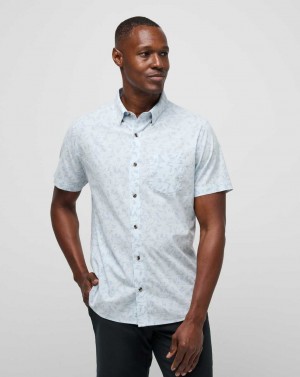 Heather Dream Blue Travis Mathew King Air Button-up | UGNW12783