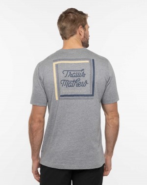 Heather Grey Travis Mathew Riviera Maya Tee | YUSK42781