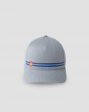 Heather Grey Travis Mathew Side Cut Snapback Hat | BGNO49150