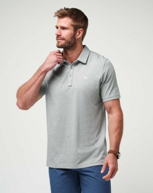 Heather Grey Travis Mathew The Zinna Polo | QAXF19507