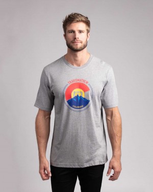 Heather Grey Travis Mathew Thin Air Tee | GQFP14368