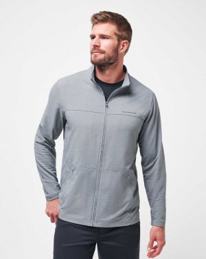 Heather Grey Travis Mathew Valley View Full Zip | OQPK48137