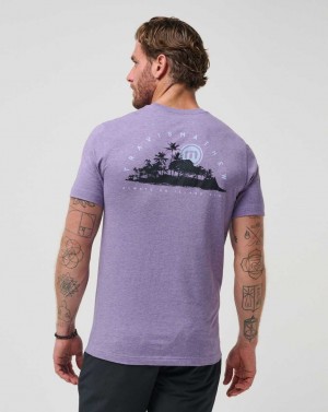 Heather Imperial Travis Mathew Room With A View Tee | TSUI76942