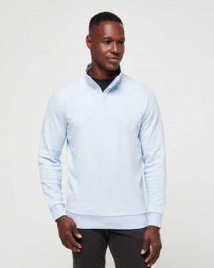 Heather Kentucky Blue Travis Mathew Cloud Quarter Zip 2.0 | BYWS56274