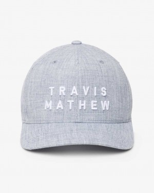 Heather Light Blue Travis Mathew Rockdale Snapback Hat | JKIH76981