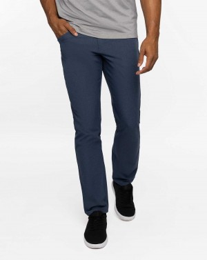 Heather Navy Travis Mathew Open To Close Pant | HKIO69278