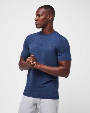 Heather Navy Travis Mathew Scenic Vista Active Tee | QWVD48130