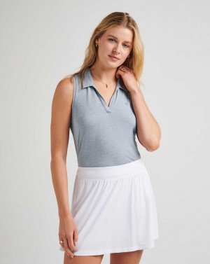 Heather Oceanview Travis Mathew Majorca Sleeveless Polo | AGPN31958