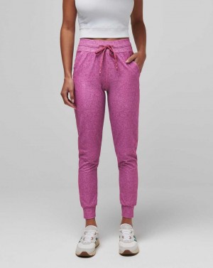 Heather Red Violet Travis Mathew Moveknit Tie Jogger | MCIL12643