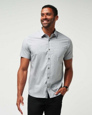 Heather Sleet Travis Mathew Across The Pond Button-up | GRPZ23516