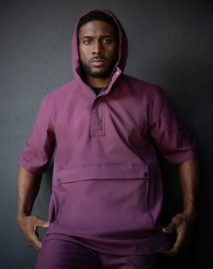 Mauve Wine Travis Mathew Sport Mode Hoodie | IOYZ39481