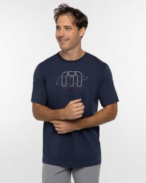 Mood Indigo Travis Mathew Backyard Blast Tee | NETZ31049