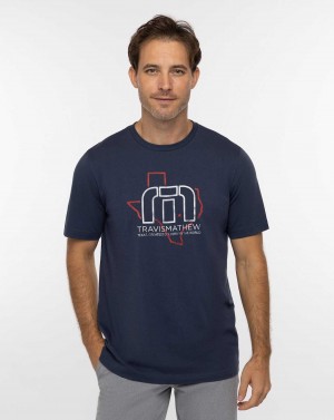 Mood Indigo Travis Mathew Bucking Bull Tee | KUYO61527