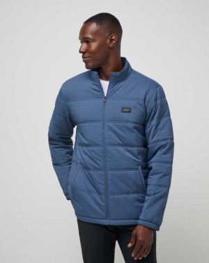 Navy Travis Mathew Palisades Puffer Jacket | KQWJ70251