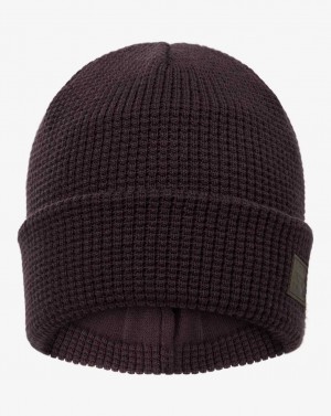 Plum Travis Mathew Cloud Waffle Beanie | WGQS12804